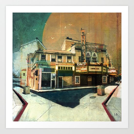 Rialto, Your Name In Lights Art Print