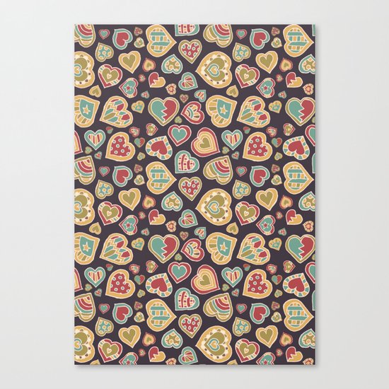 I Heart Doodling Canvas Print
