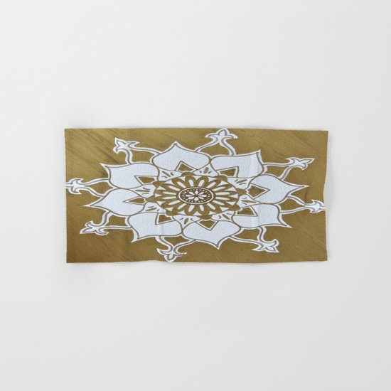Golden Hand & Bath Towel