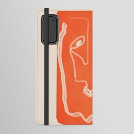 Abstract Loose Line 4 Android Wallet Case