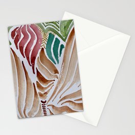 Brown, Red & Green Stationery Cards