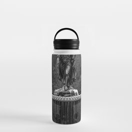 Believe in Magic, Bethesda Terrace Angel Fountain black and white photograph / art photography Water Bottle
