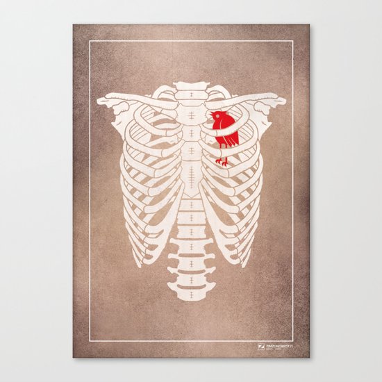 Skeleton Canvas Print