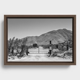 Southern Cali Desert Framed Canvas