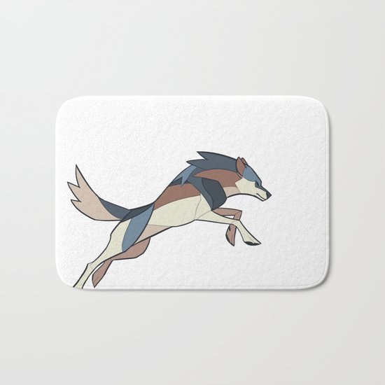 Wolf Bath Mat