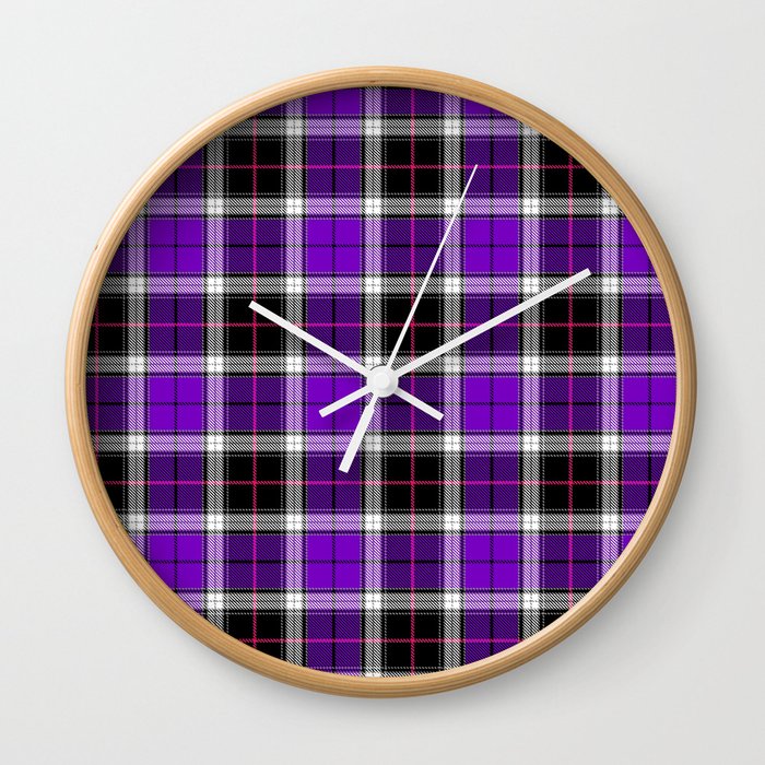 Knitted Purple Trendy Collection Wall Clock