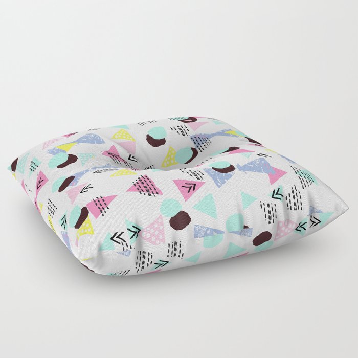 Geometric Minimal Pastel Modern Pattern Design Triangle Dots Polka