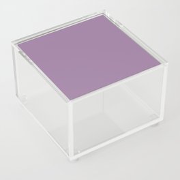 Modern Amethyst Lavender Trendy Solid Color Acrylic Box