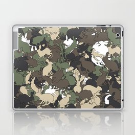 Bunny camouflage Laptop Skin