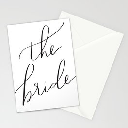 the bride Stationery Card