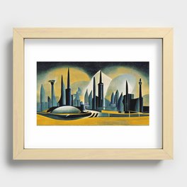World of Tomorrow Recessed Framed Print
