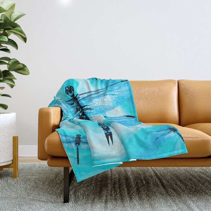 DRAGONFLY #1 Throw Blanket