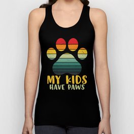 My Kids Have Paws Dog Cat Owner Unisex Tank Top