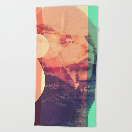 The Girl from Mars Beach Towel