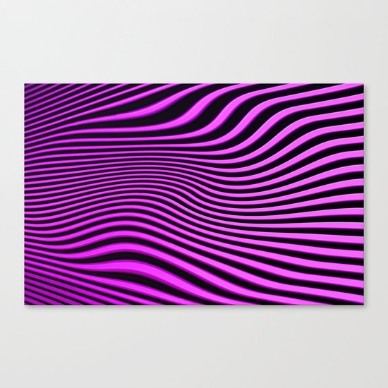 Stripes in Pink Canvas Print