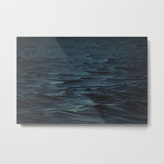 Digital Sea Metal Print