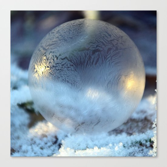 Christmas Bulb Aglow Canvas Print