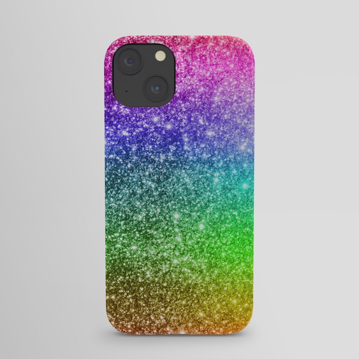 Rainbow Glitter iPhone Case