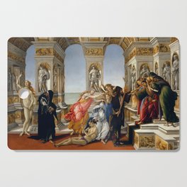 Botticelli - Calumny of Apelles Cutting Board