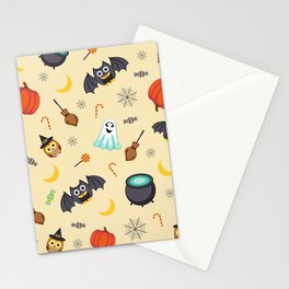 Halloween Seamless Pattern Stationery Card