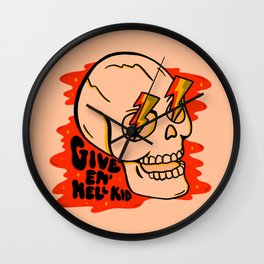 Give 'Em Hell Wall Clock