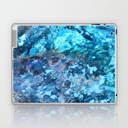 Blue Flowing Water Photo Manipulation Laptop Skin