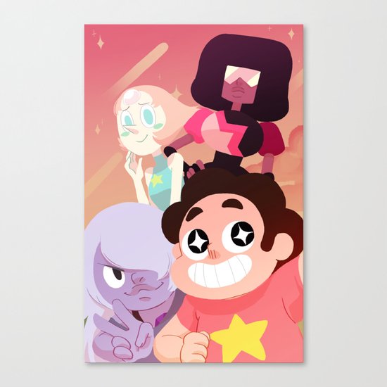 Steven Universe gems Canvas Print