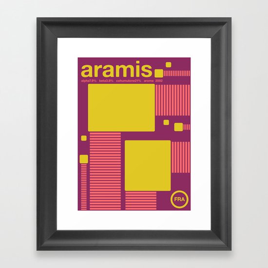 aramis single hop Framed Art Print