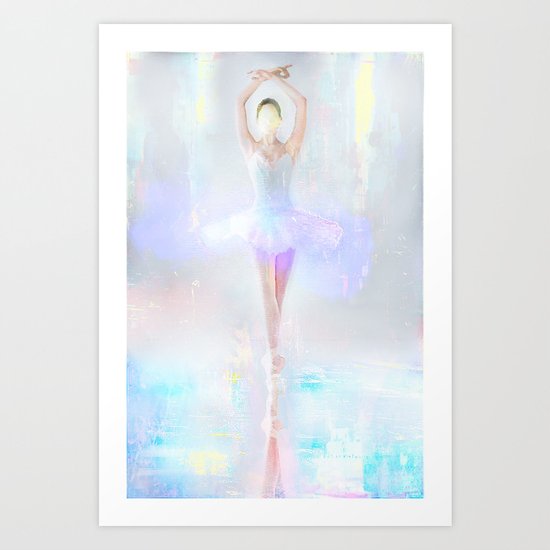 Dance on the water Art Print