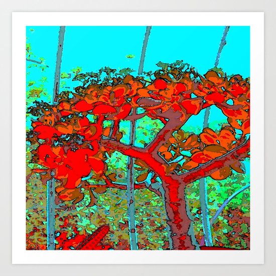 True blue Art Print