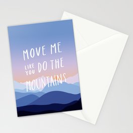 Mountains Stationery Cards