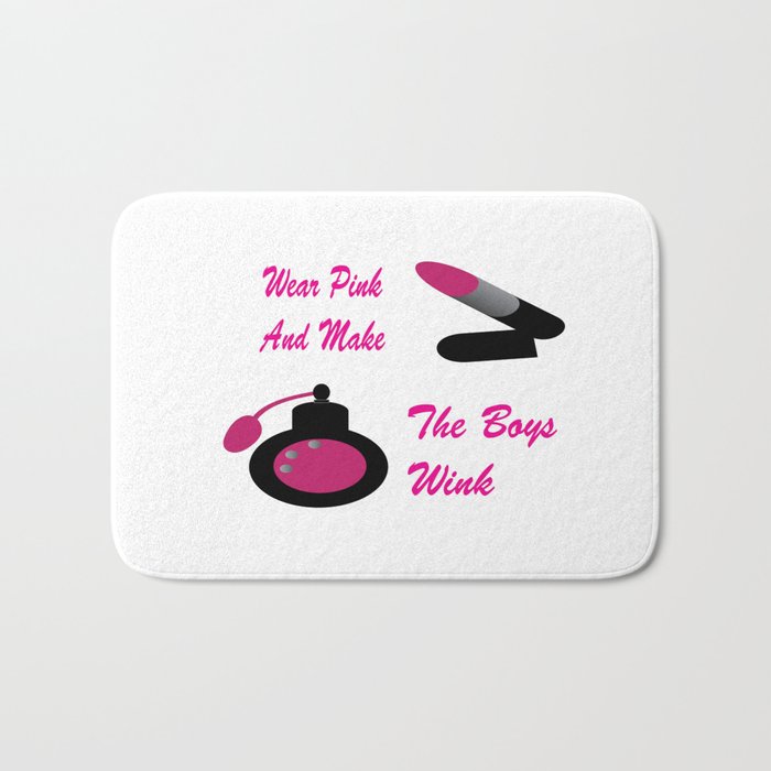 Wear Pink Bath Mat