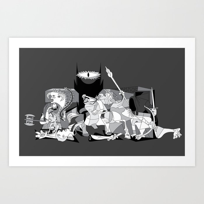 Picture of the Rings Art Print