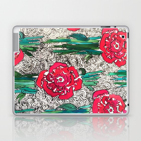 Scarlet Begonias  Laptop & iPad Skin