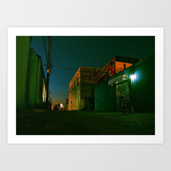 Summer night cruiser Art Print