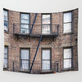 New York Fire Escape Wall Tapestry
