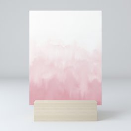 Pink watercolour Mini Art Print