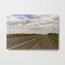 Empty Highway Metal Print | Southwest, Landscape, Desert, Newmexico, Roadtrip, Highway, Openroad, Hdr, Photo, Color 