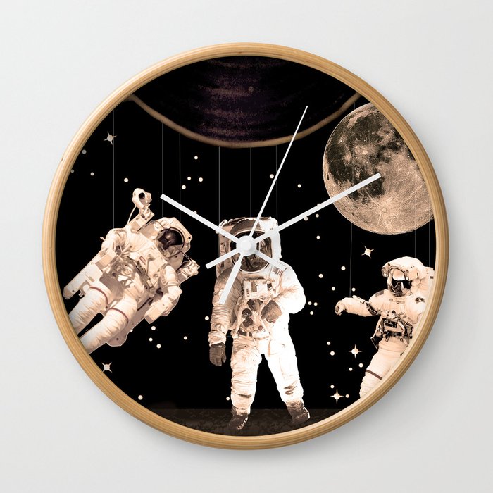NASA [Astronaut] Puppets Wall Clock