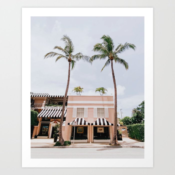 Palm Beach Art Galleries 1 Tropical Vintage Architecture Photography
