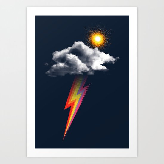 rain(thunder)bow Art Print