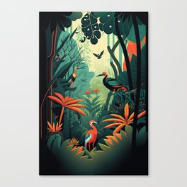 A Tropical Rainforest Canvas Print