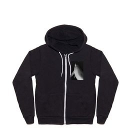 Baby dolphin black and white Zip Hoodie