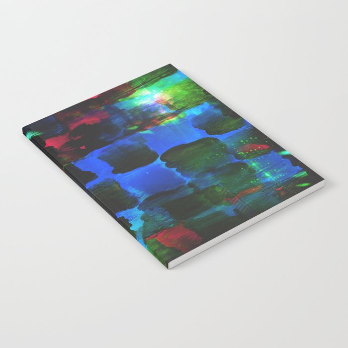 Brush pattern textured style palette picture red, green, blue frame watercolor seamless background Notebook