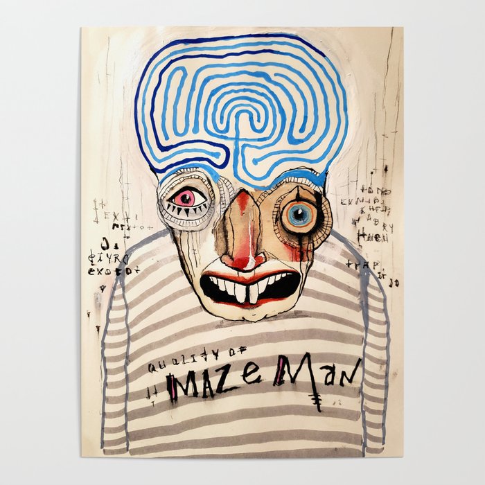 Maze Man Poster