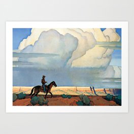 “Desert Journey” Western Art by Maynard Dixon Art Print