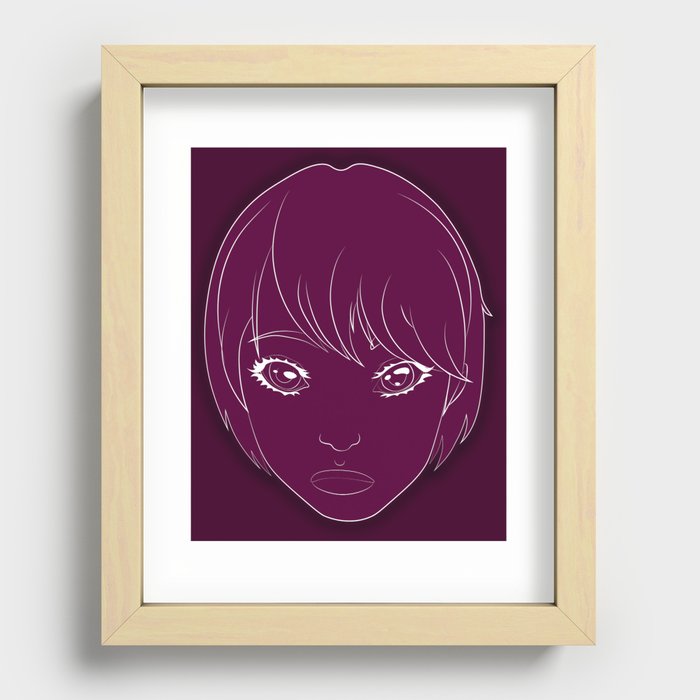 Pink Lady Recessed Framed Print