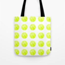 Tennis ball pattern Tote Bag