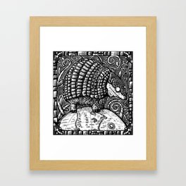 Armadillo World Framed Art Print