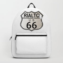 Rialto Route 66 Backpack | Digital, Willrogers, Rialto, Concept, Black, Drawing, Sixty, Tone, Mainstreet, Motherroad 